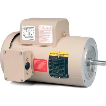 BALDOR-RELIANCE Baldor-Reliance Motor VFDL3610TM, 3HP, 1750RPM, 1PH, 60HZ, 184TC, 3640LC, TEFC, F VFDL3610TM